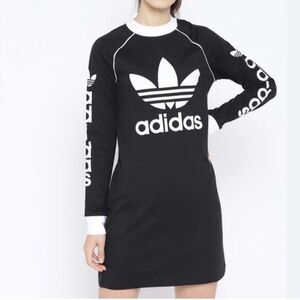 Adidas Long Sleeve Shirt Dress